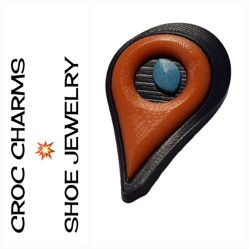 6/$20 Croc Charm 📌 You are Here Pin Location Marker Jibbitz Band Shoe Jewelry